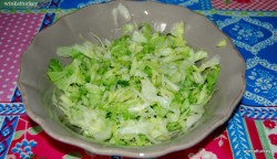 chopped lettuce